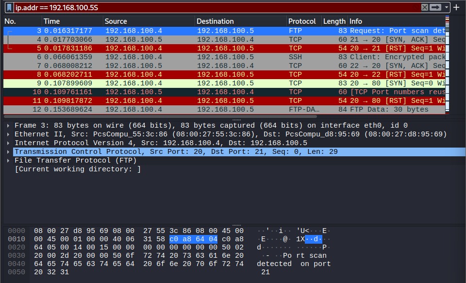 DDoS Attack Simulation Step 2