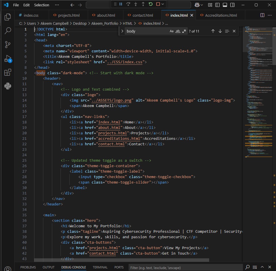 Web Development Project Screenshot 2